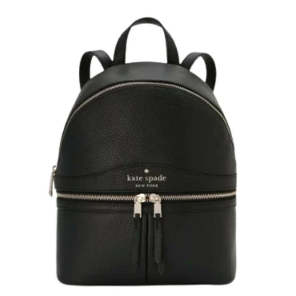 Kate Spade Mini Black Leather Backpack